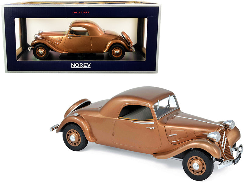 NOREV 1/18 Citroen Traction Avant ミニカー 1939 Citroen Traction Avant 11B Coupe Brown Metallic 1/18 Diecast